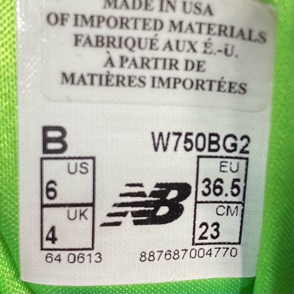 New Balance Running 750 V2 - Picture 8 of 8